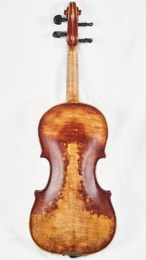 Back of Italian Style Violin